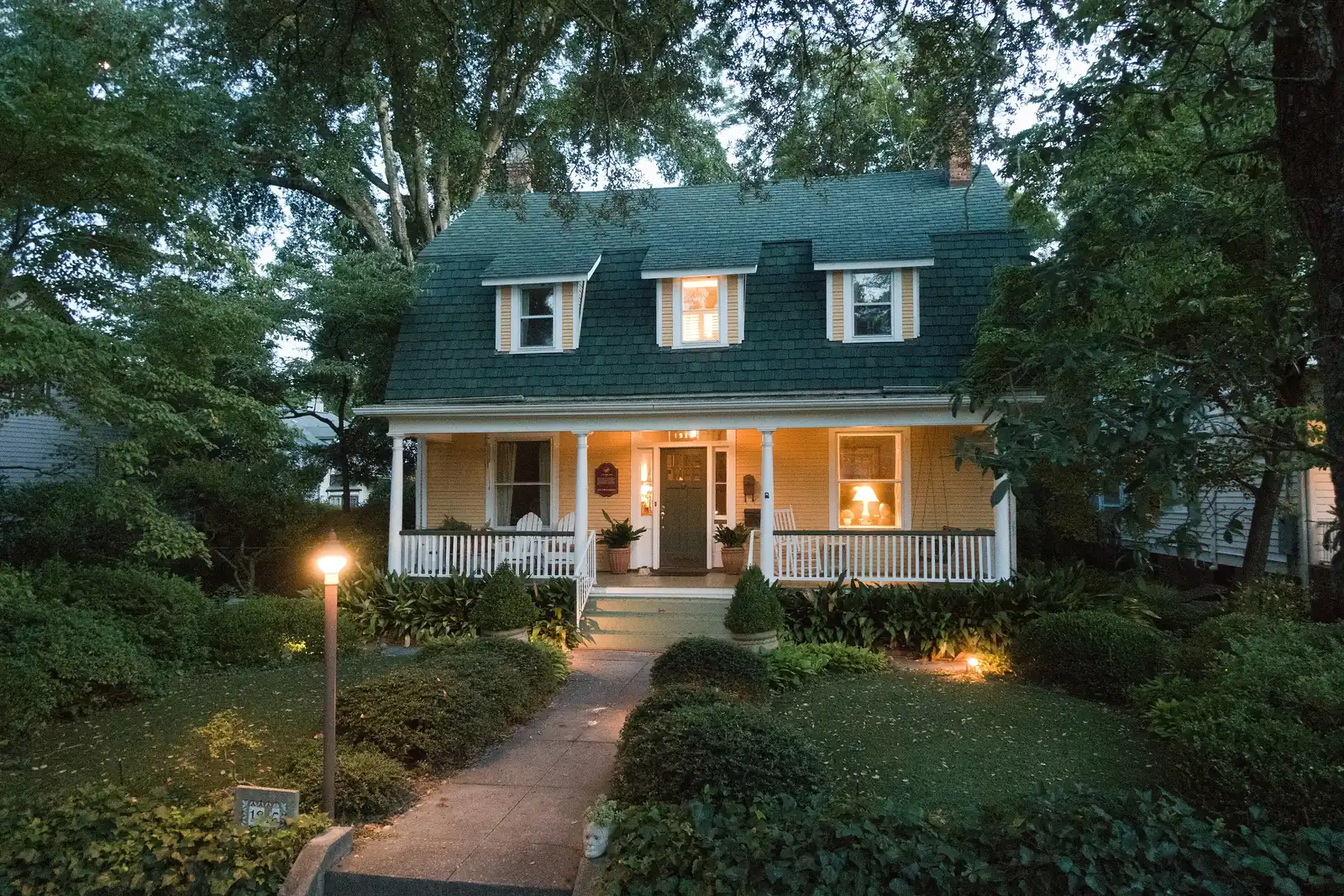 The John Hazelhurst House, a Dutch Colonial home at 1916 Princess St. in Carolina Heights, Wilmington.